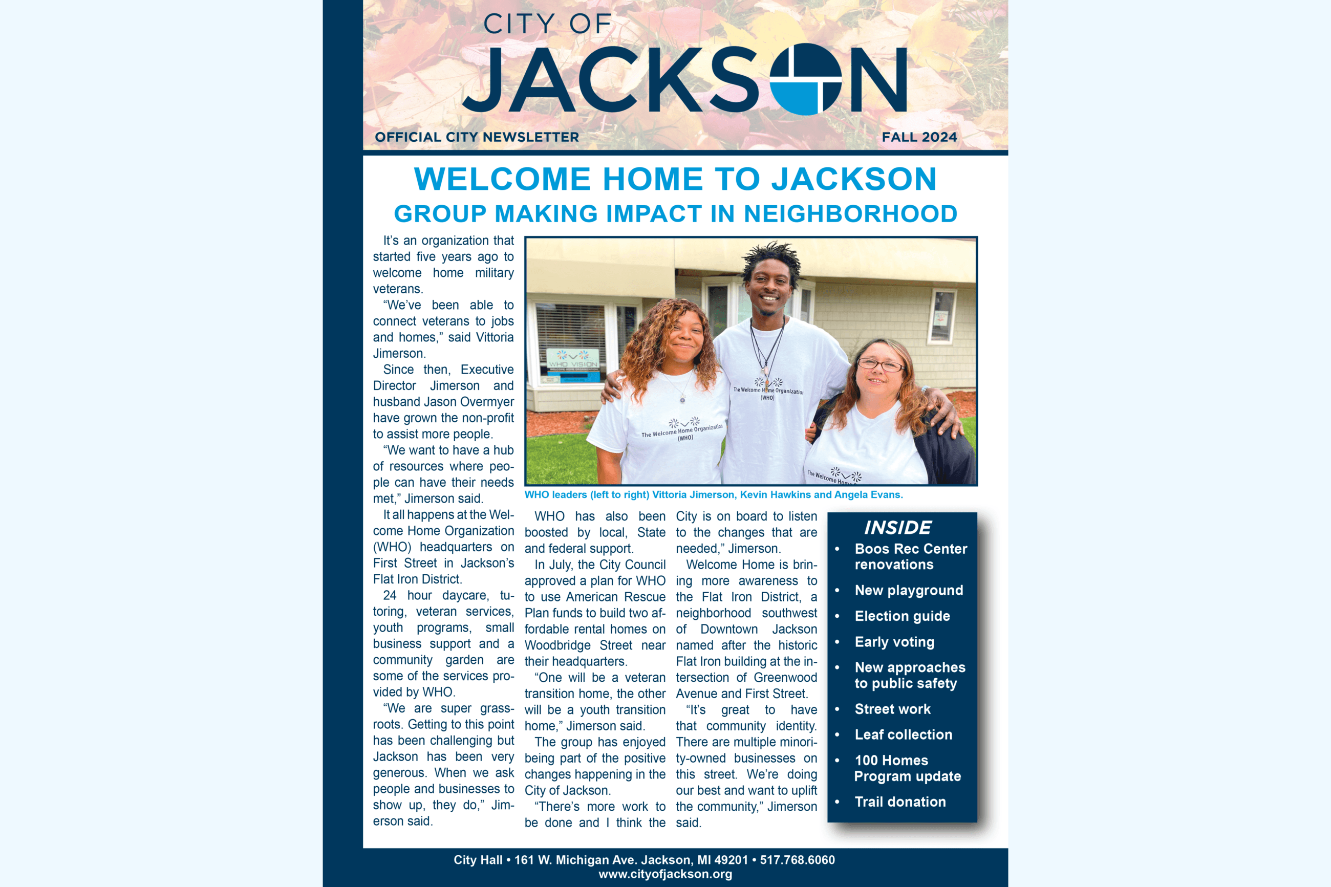 Fall newsletter graphic