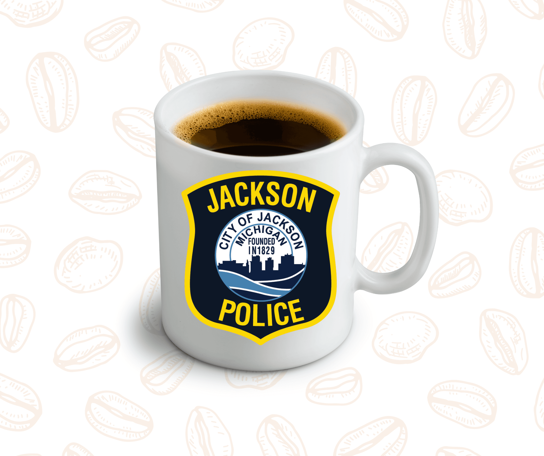 Web coffee with a cop