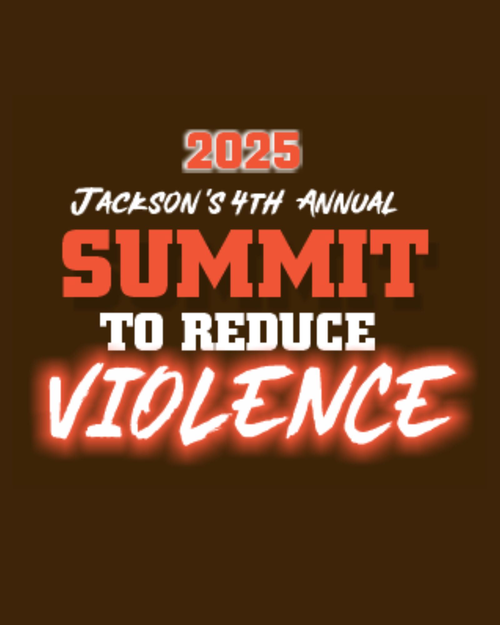 2025 summit to reduce violence graphic