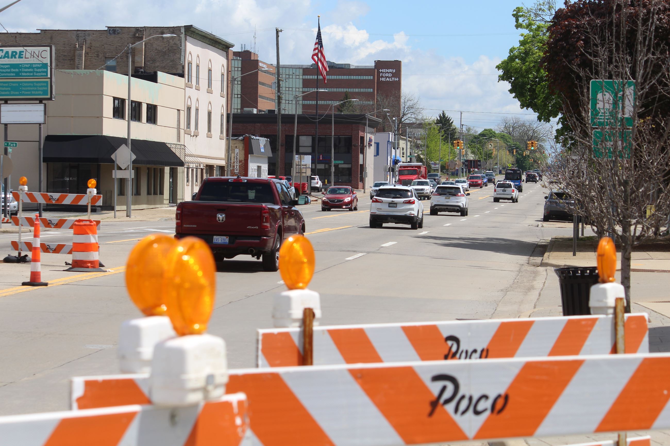E. Michigan Ave closure 