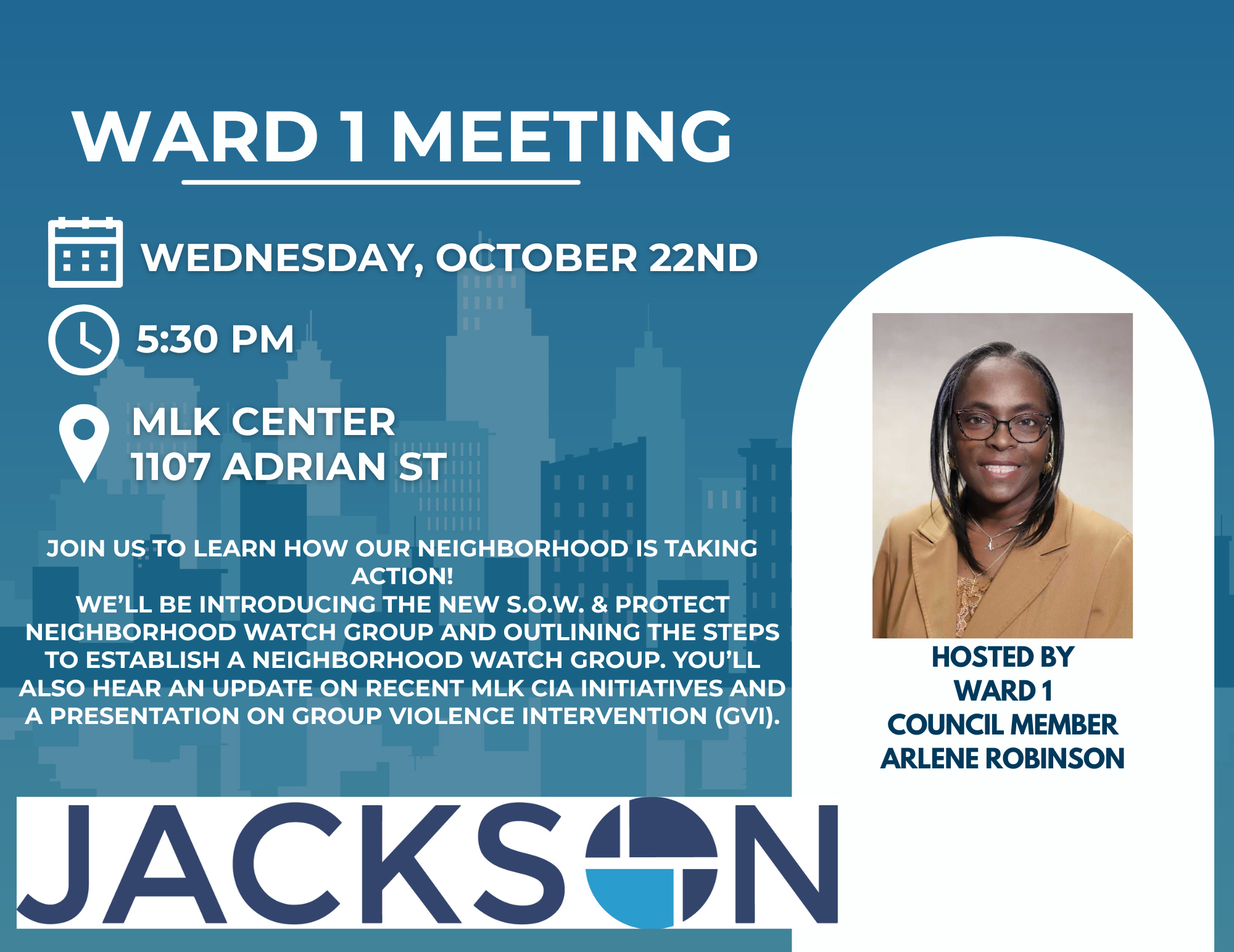 Ward 1 Meeting October