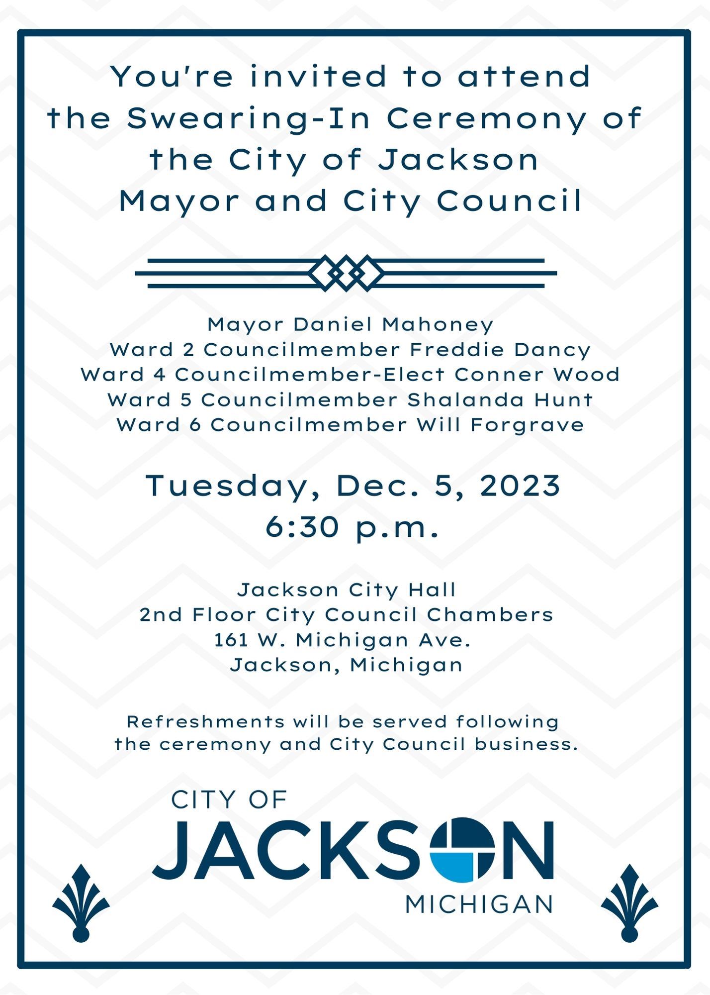 Swearing-In Invite 2023