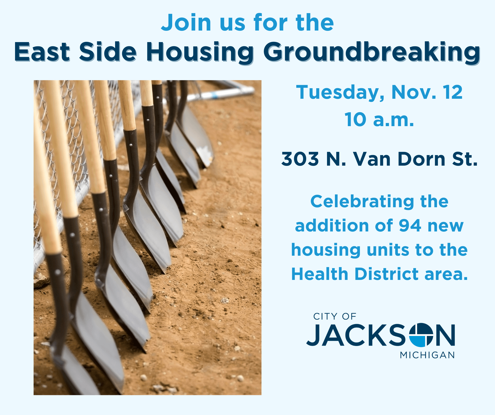 Groundbreaking invite graphic