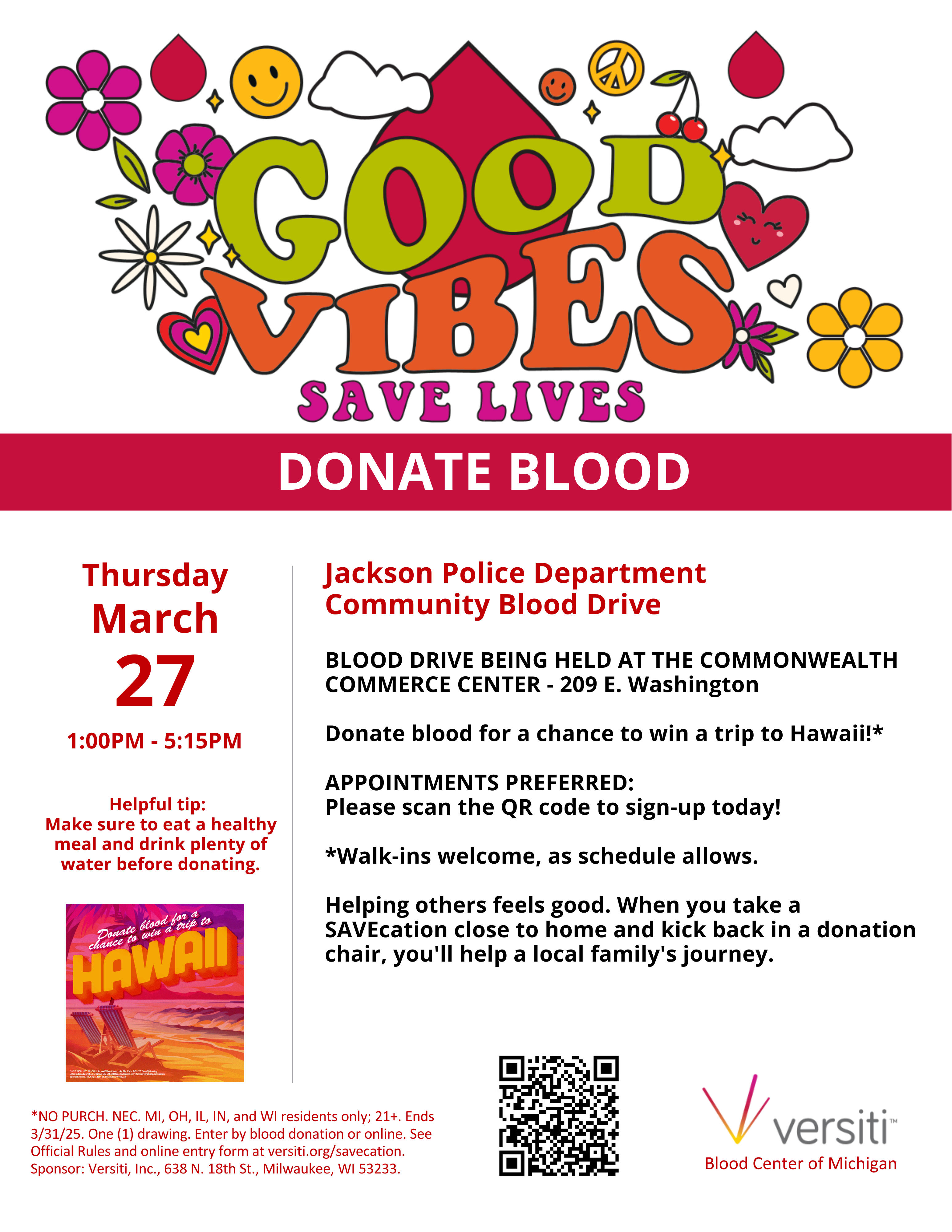 Blood Drive Graphic