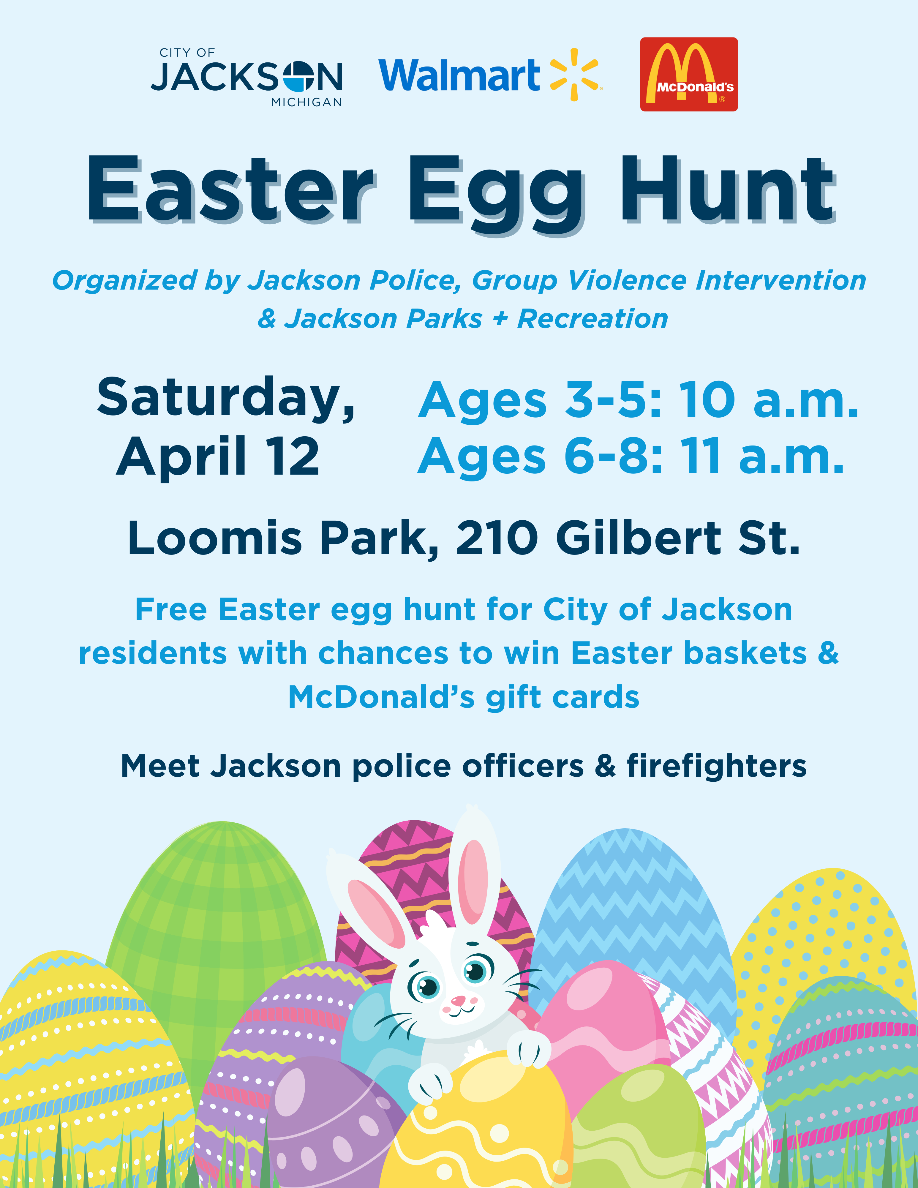 2025 Easter Egg Hunt flyer