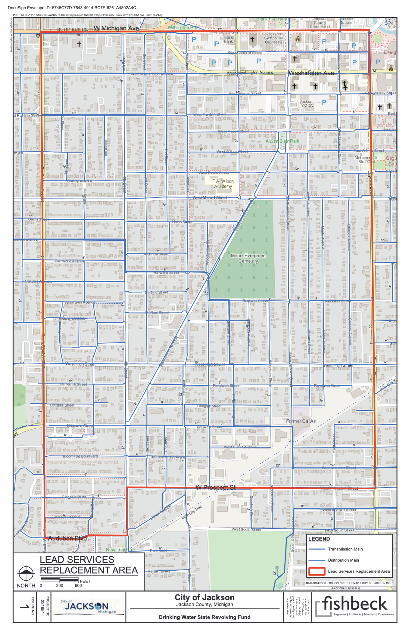 Lead Services Replacement area